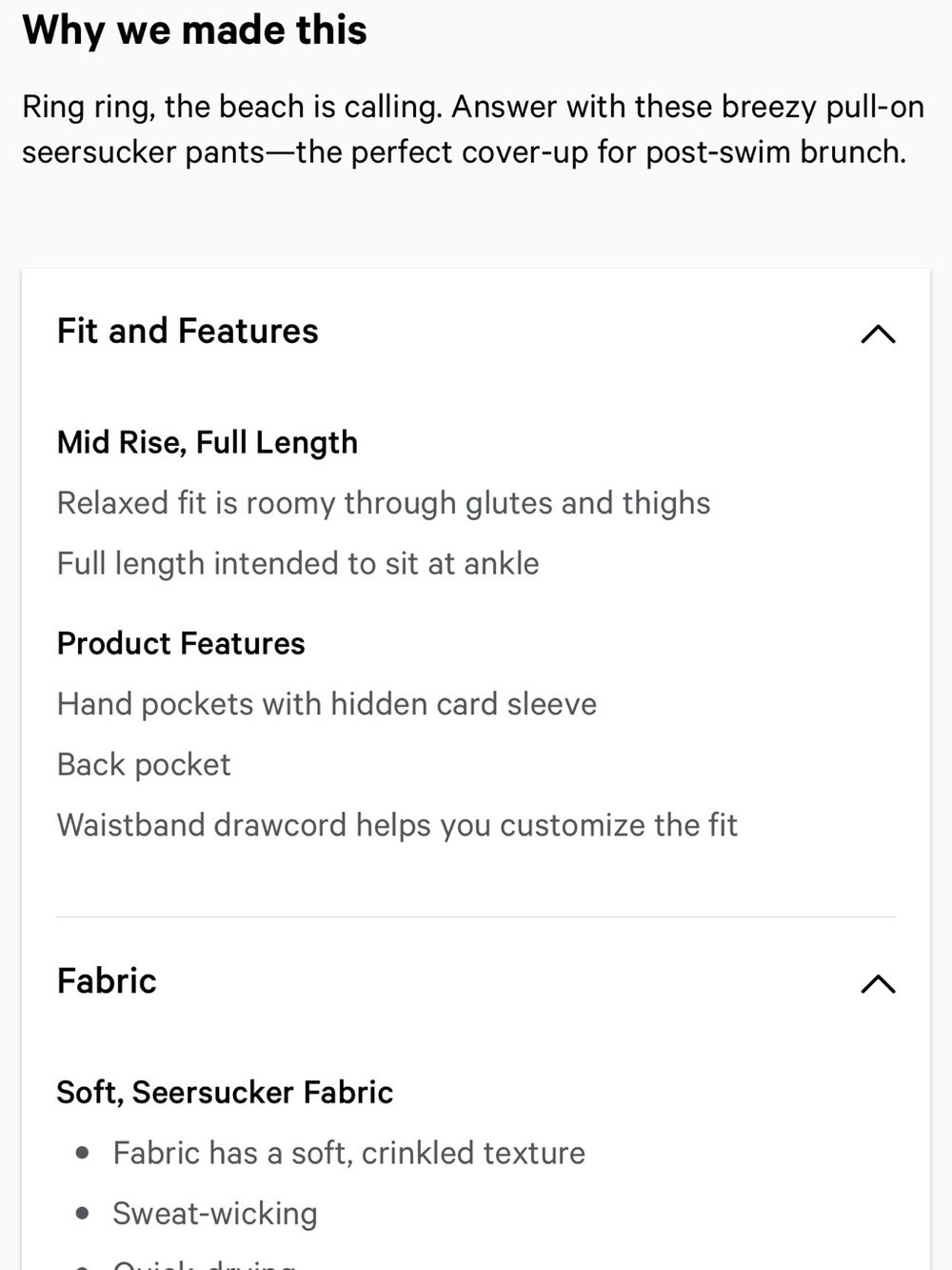 Lululemon Seersucker Check Mid-Rise Pull-on Pant - Picture 7 of 15